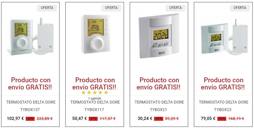 Termostatos y cronotermostatos